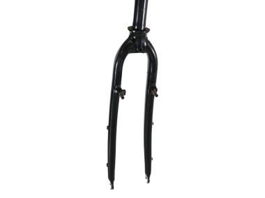 Vidlice pevná TREKKING 28" 1 1/8" A-head Alu, černá, lesklá