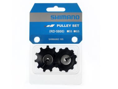 Shimano 105 RD-5800 GS kladky do přehazovačky silniční - 11/11 zubů balení 1 pár/horní + spodní/Y5YE98090