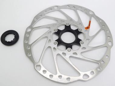 Shimano DEORE SM-RT64 brzdový kotouč 203mm Center Lock + závěrná matice