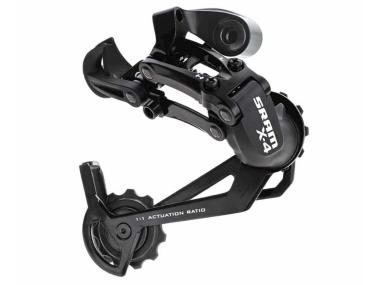 Sram X-4 přehazovačka MTB 7-8-9kolo dlouhé vodítko, černá