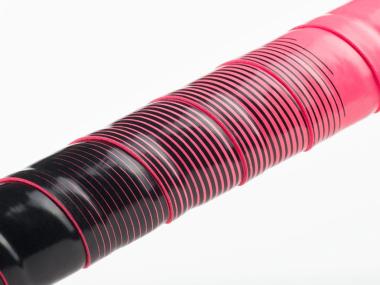fizik Vento Microtex Tacky Bi-color omotávka na řídítka růžová fluo/černá 2 mm