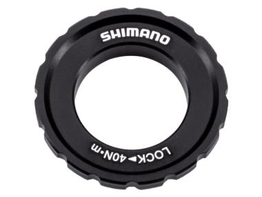 SHIMANO SM-RT64 brzdový kotouč 160 mm Center Lock + závěrná matice s vnějším ozubením