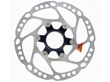 SHIMANO SM-RT64 brzdový kotouč 160 mm Center Lock + závěrná matice s vnějším ozubením