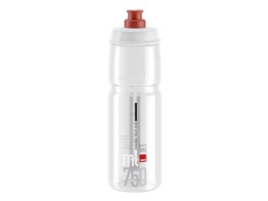 ELITE láhev JET  čirá/červené logo 750ml