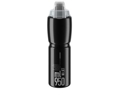 ELITE láhev JET PLUS  černá/šedé logo 950ml