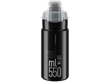 ELITE láhev JET PLUS  černá/šedé logo 550ml