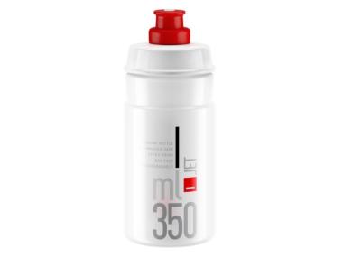 ELITE láhev JET  čirá/červené logo 350ml