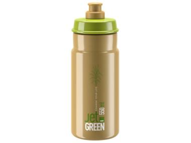 ELITE láhev JET GREEN  hnědá/bílé logo 550ml