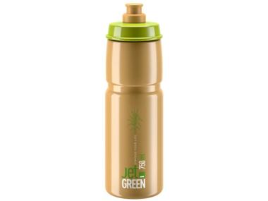 ELITE láhev JET GREEN  hnědá/bílé logo 750ml