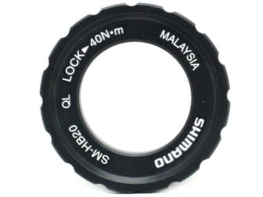 SHIMANO SM-HB20 Alu závěrná matice Lock Ring pro kotouče Centerlock- vnější ozubení