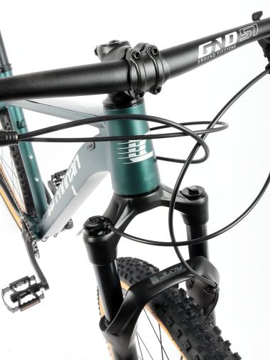 Kolo MTB 29"  Lee Cougan Revenge,  Shimano Deore  1x12 , velikost M – 19"   zeleno-černá matná