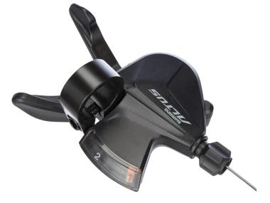 SHIMANO ATLUS SL-M2010 řadící páčka, 2 převodník, s objímkou, pouze levá - OEM