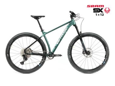 Kolo MTB 29"   Lee Cougan Revenge   /Sram SX  Eagle 1x12  , velikost  M -19" zeleno-černá matná
