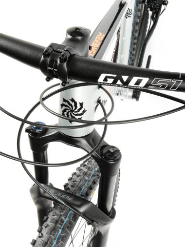 Kolo MTB 29"  Lee Cougan Revenge  Shimano SLX / Deore 1x12 , velikost M -19" stříbrno-černá matná