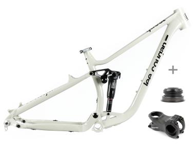 Lee Cougan Quest celoodpružený Alu rámový set MTB 29" velikost M – 17,5" (44 cm), šedá lesklá