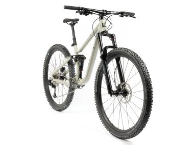 Celoodpružené MTB 29" Lee Cougan Quest Sram SX Eagle 1x12, velikost S – 16" (40,5 cm), šedá lesklá