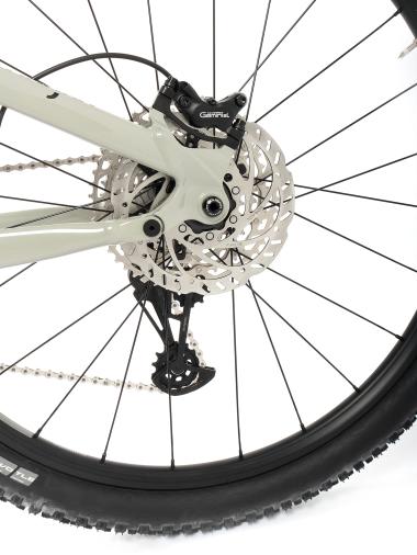 Celoodpružené MTB 29" Lee Cougan Quest Sram SX Eagle 1x12, velikost S – 16" (40,5 cm), šedá lesklá
