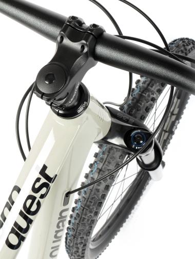 Celoodpružené MTB 29" Lee Cougan Quest Sram SX Eagle 1x12, velikost S – 16" (40,5 cm), šedá lesklá