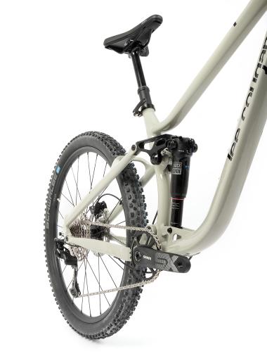 Celoodpružené MTB 29" Lee Cougan Quest Sram SX Eagle 1x12, velikost S – 16" (40,5 cm), šedá lesklá