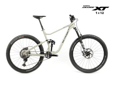 Celoodpružené MTB 29" Lee Cougan Quest Shimano XT 1x12, velikost L – 19" (48 cm), šedá lesklá