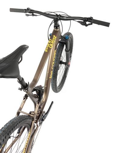 Celoodpružené MTB 29" Lee Cougan Quest Shimano SLX 1x12, velikost L – 19" (48 cm), hnědozlatá matná