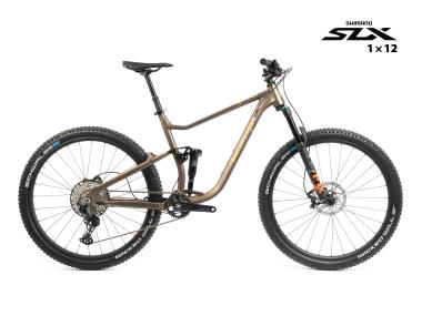 Celoodpružené MTB 29" Lee Cougan Quest Shimano SLX 1x12, velikost L – 19" (48 cm), hnědozlatá matná