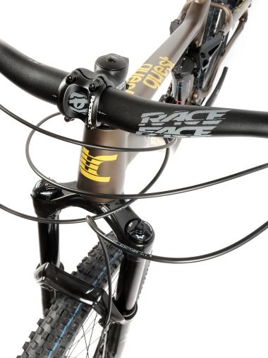 Celoodpružené MTB 29" Lee Cougan Quest Shimano XT/SLX 1x12, velikost M – 17,5" (44 cm), hnědozlatá matná