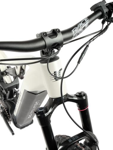 Celoodpružené elektrokolo  MTB 29"/27,5" Lee Cougan E-Quest – Brose S / 725 Wh, 20 Ah / Shimano SLX 1x12, velikost M – 17,5" – barva černo-šedá matná
