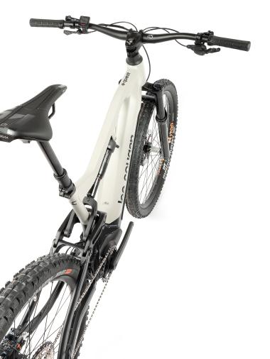 Celoodpružené elektrokolo  MTB 29"/27,5" Lee Cougan E-Quest – Brose S / 725 Wh, 20 Ah / Shimano SLX 1x12, velikost M – 17,5" – barva černo-šedá matná