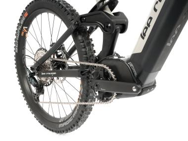 Celoodpružené elektrokolo  MTB 29"/27,5" Lee Cougan E-Quest – Brose S / 725 Wh, 20 Ah / Shimano SLX 1x12, velikost M – 17,5" – barva černo-šedá matná