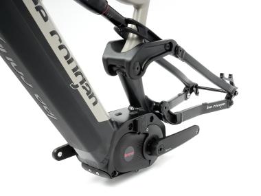 Celoodpružené elektrokolo  MTB 29"/27,5" Lee Cougan E-Quest – Brose S / 725 Wh, 20 Ah / Shimano Deore  1x12, velikost  S – 16" – barva černo-šedá matná