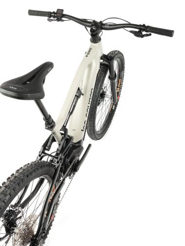 Celoodpružené elektrokolo  MTB 29"/27,5" Lee Cougan E-Quest – Brose S / 725 Wh, 20 Ah / Shimano Deore  1x12, velikost  S – 16" – barva černo-šedá matná