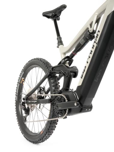 Celoodpružené elektrokolo  MTB 29"/27,5" Lee Cougan E-Quest – Brose S / 725 Wh, 20 Ah / Shimano Deore  1x12, velikost  S – 16" – barva černo-šedá matná