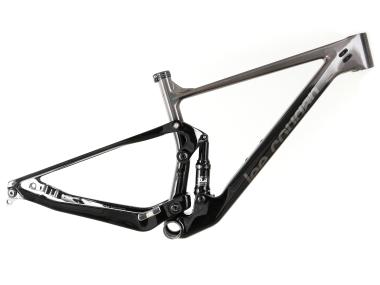Celoodpružený karbonový rámový set   MTB 29" Lee Cougan Crossfire , velikost  S -16" (42cm) barva černá/chameleon lesk