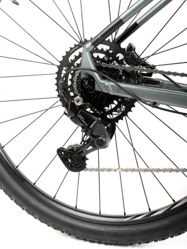 Kolo MTB 29" Cube Aim Race Shimano CUES U4000 1x9, velikost L – 18", kovověšedá (flashgrey)