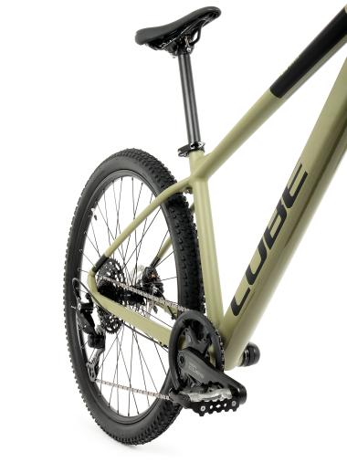 Kolo MTB 29" Cube Aim Race Shimano CUES U6000 1x10, velikost M –16", olivová