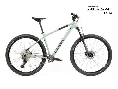 Kolo MTB 29" Cube Attention Shimano Deore 1x12, velikost L – 18", zelenošedá