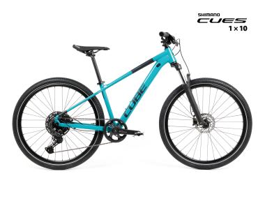Kolo MTB 27,5" Cube Aim Race Shimano CUES U6000 1x10, velikost S – 14", modrá
