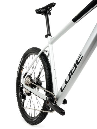 Kolo MTB 29" Cube Attention SLX Shimano XT 1x12, velikost XL – 20", stříbrnošedá