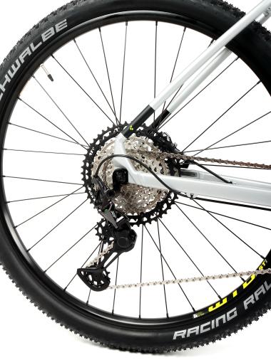 Kolo MTB 29" Cube Attention SLX Shimano XT 1x12, velikost XL – 20", stříbrnošedá