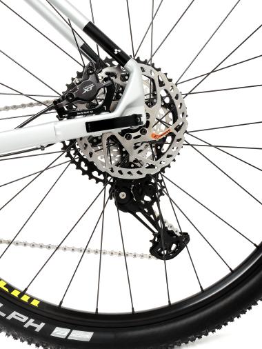 Kolo MTB 29" Cube Attention SLX Shimano XT 1x12, velikost XL – 20", stříbrnošedá
