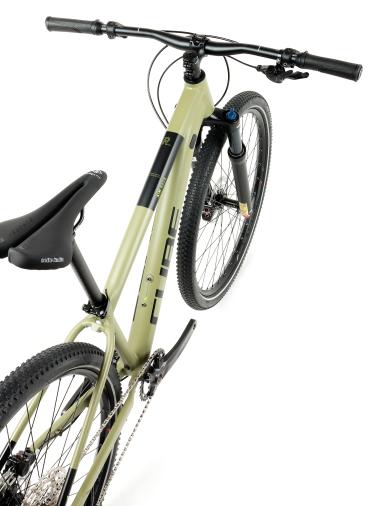 Kolo MTB 27,5" Cube Aim Race Shimano Deore 1x11, velikost XS – 13", olivová