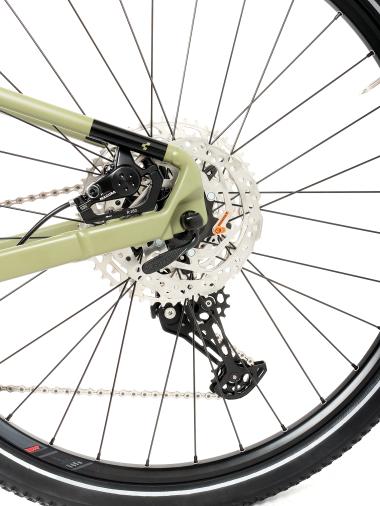 Kolo MTB 27,5" Cube Aim Race Shimano Deore 1x11, velikost XS – 13", olivová