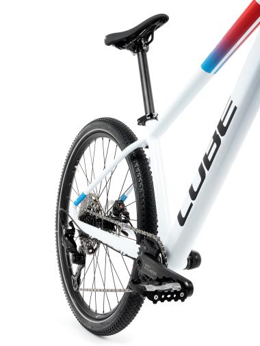 Kolo MTB 27,5" Cube Aim SLX Shimano CUES U6000 1x11, velikost S – 14", bílá