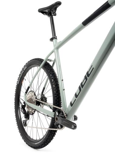 Kolo MTB 29" Cube Attention Shimano Deore XT/SLX 1x12, velikost XXL – 22", zelenošedá