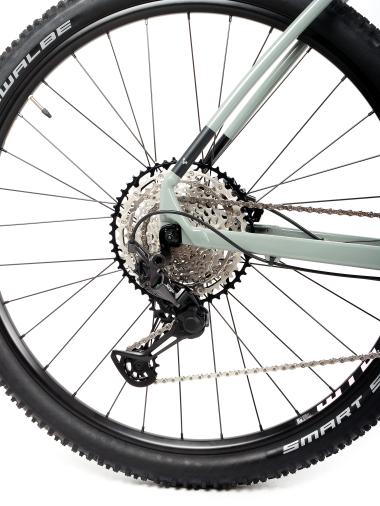 Kolo MTB 29" Cube Attention Shimano Deore XT/SLX 1x12, velikost XXL – 22", zelenošedá