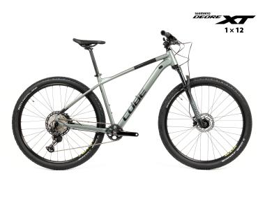 Kolo MTB 29" Cube Aim Race Shimano Deore XT/SLX 1x12, velikost L – 18", kovověšedá (flashgrey)