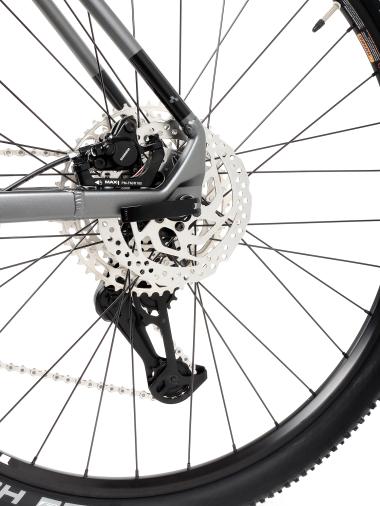 Kolo MTB 29" Cube Aim EX Shimano Deore Di2 M6250 1x12, velikost XL – 20", šedá