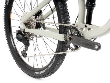 Celoodpružené MTB 29" Lee Cougan Quest SHIMANO Deore Di2 M6250 1x12, velikost M – 17,5" (44 cm), šedá lesklá
