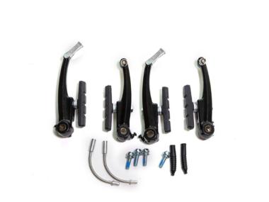 POWER VBR 307-70  brzdové čelisti  MTB  V BRAKE, Alu, přední +zadní, černé